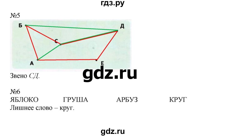 ГДЗ по математике 2 класс Дорофеев рабочая тетрадь  часть 1. страница - 54-55, Решебник 2015