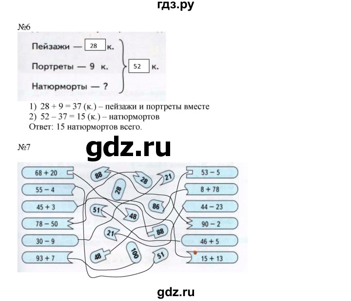 ГДЗ по математике 2 класс Дорофеев рабочая тетрадь  часть 2. страница - 70-71, Решебник 2015