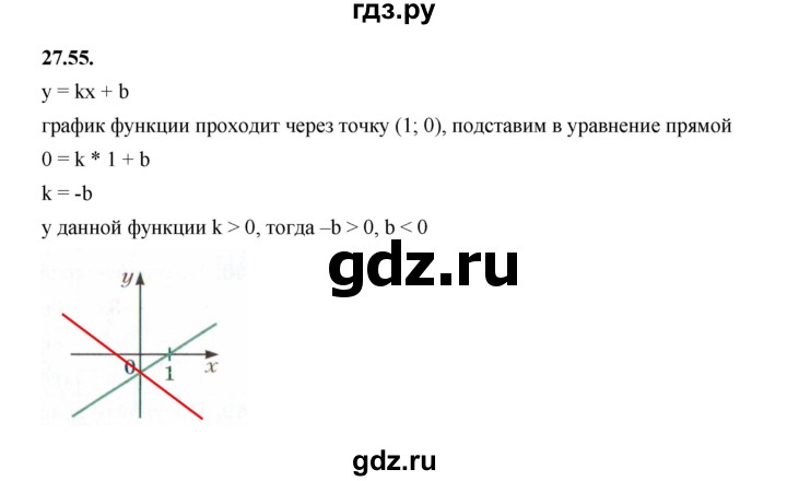 ГДЗ по алгебре 7 класс Мерзляк  Углубленный уровень § 27 - 27.55, Решебник к учебнику 2022