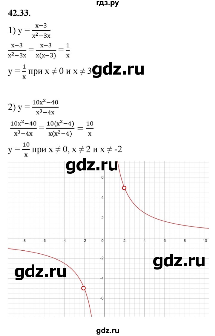 ГДЗ по алгебре 7 класс Мерзляк  Углубленный уровень § 42 - 42.33, Решебник к учебнику 2022