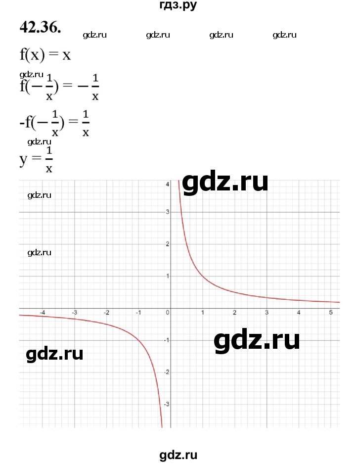 ГДЗ по алгебре 7 класс Мерзляк  Углубленный уровень § 42 - 42.36, Решебник к учебнику 2022