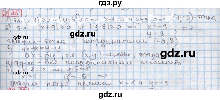 ГДЗ по алгебре 7 класс Мерзляк  Углубленный уровень § 27 - 27.25, Решебник №2 к учебнику 2016