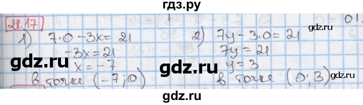 ГДЗ по алгебре 7 класс Мерзляк  Углубленный уровень § 28 - 28.17, Решебник №2 к учебнику 2016