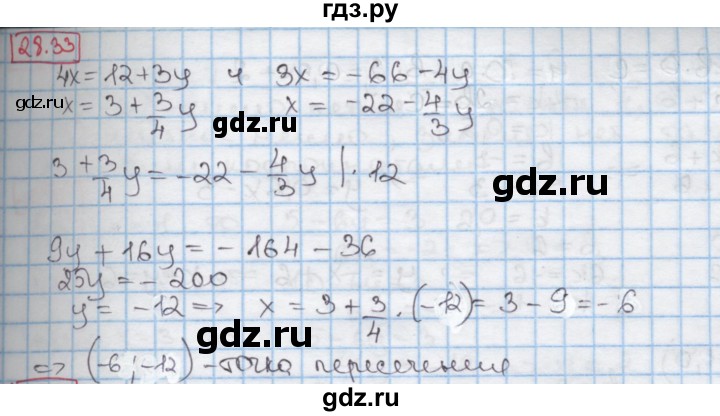 ГДЗ по алгебре 7 класс Мерзляк  Углубленный уровень § 28 - 28.33, Решебник №2 к учебнику 2016