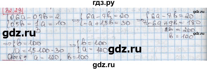 ГДЗ по алгебре 7 класс Мерзляк  Углубленный уровень § 32 - 32.29, Решебник №2 к учебнику 2016