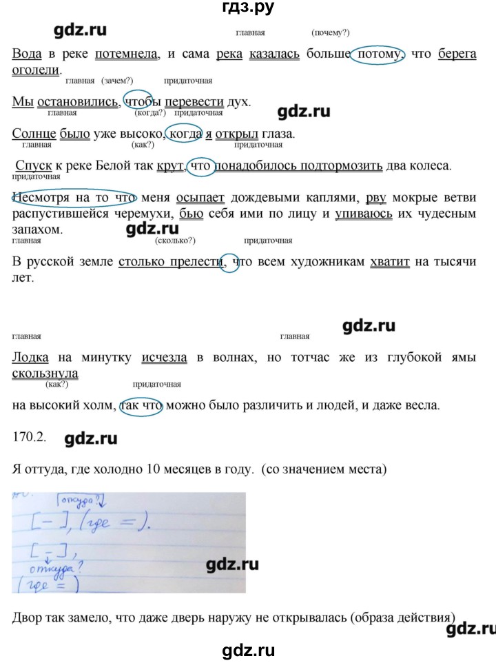 Русский 9 класс быстрова. Русский язык 9 класс упражнение 170. Русский язык 9 класс гдз 170.