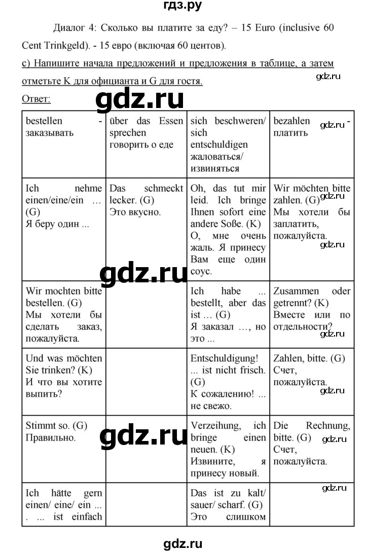 ГДЗ по немецкому языку 9 класс Аверин Horizonte  страница - 26, Решебник 2016