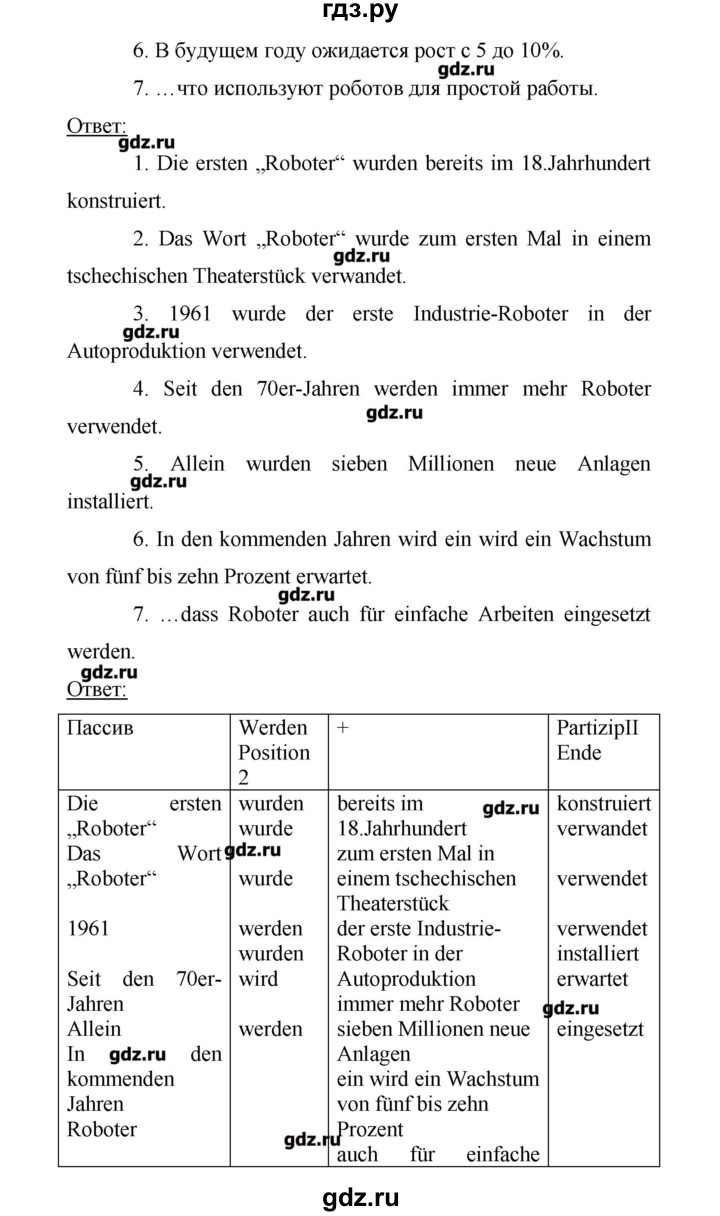 ГДЗ по немецкому языку 9 класс Аверин Horizonte  страница - 62, Решебник