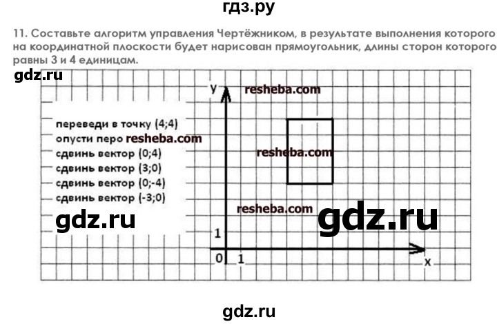 ГДЗ по информатике 7 класс  Босова икт рабочая тетрадь  глава 3 - 11, решебник