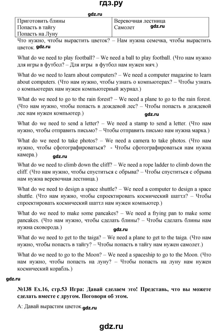 ГДЗ по английскому языку 4 класс Вербицкая Forward  часть 1. страница - 53, Решебник
