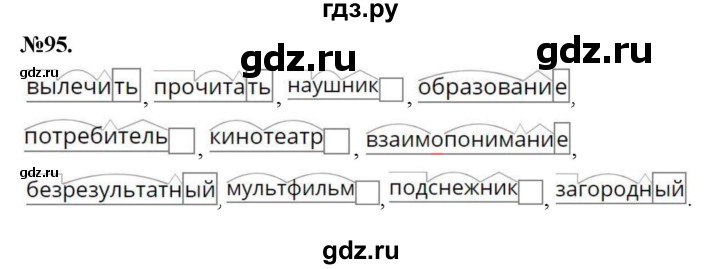ГДЗ по русскому языку 7 класс  Быстрова   часть 1 / упражнение - 95 (95), Решебник к учебнику 2022