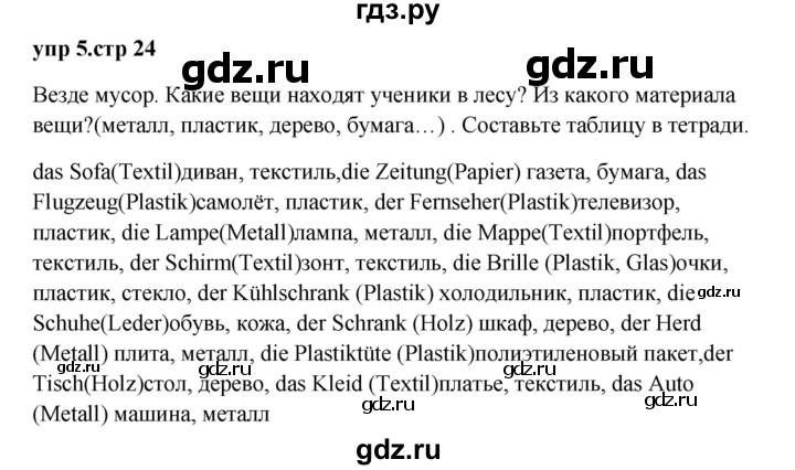 ГДЗ по немецкому языку 9 класс Радченко Wunderkinder Plus Базовый и углубленный уровень страница - 24, Решебник к учебнику Wunderkinder