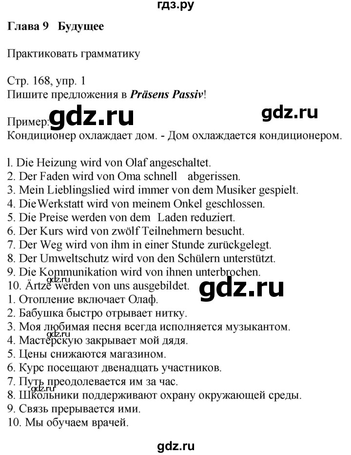 ГДЗ по немецкому языку 9 класс Радченко Wunderkinder Базовый и углубленный уровень страница - 168, Решебник к учебнику Wunderkinder Plus