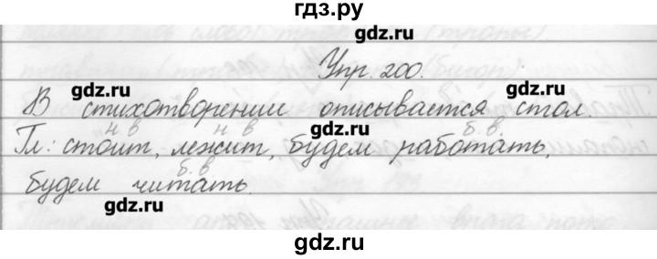 Упр 200 по русскому языку 2 класс