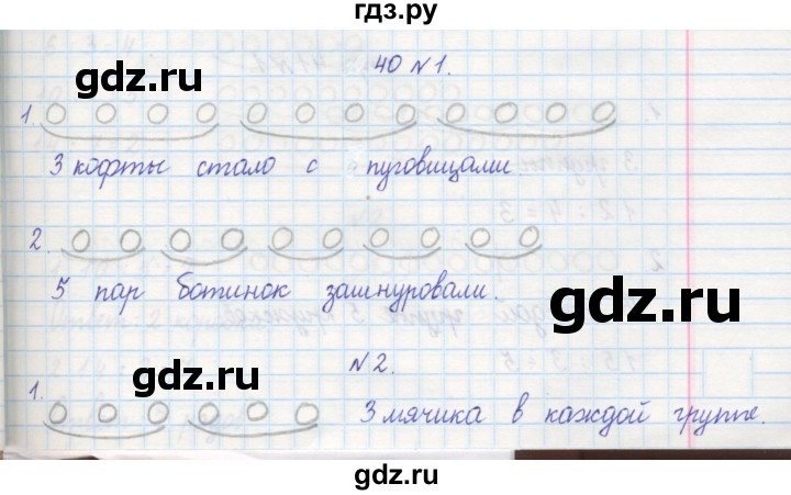 ГДЗ по математике 2 класс Захарова тетрадь для самостоятельной работы (Чекин)  часть 2. страница - 40, Решебник №1