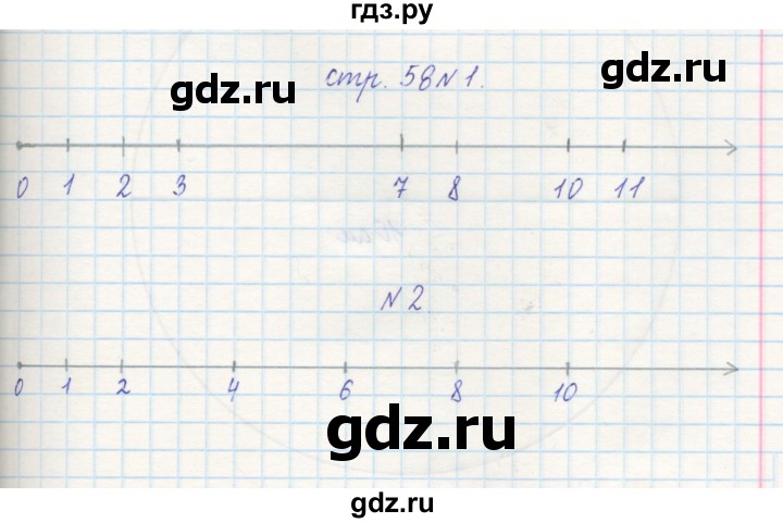 ГДЗ по математике 2 класс Захарова тетрадь для самостоятельной работы (Чекин)  часть 2. страница - 58, Решебник №1