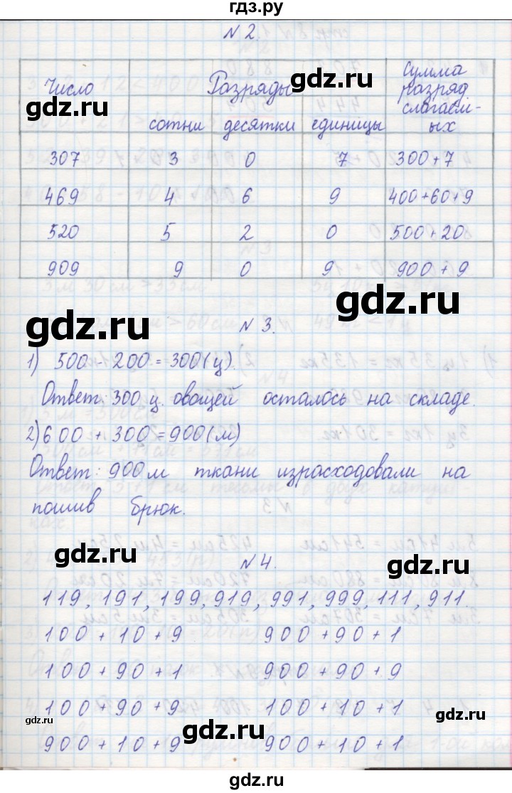 ГДЗ по математике 2 класс Захарова тетрадь для самостоятельной работы (Чекин)  часть 2. страница - 7, Решебник №1