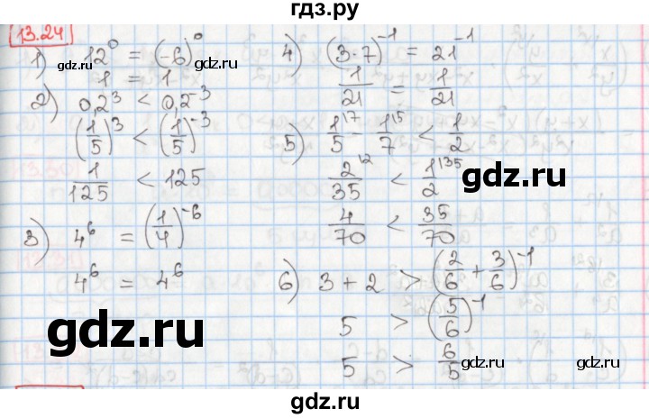 ГДЗ по алгебре 8 класс Мерзляк  Углубленный уровень § 13 - 13.24, Решебник №1