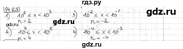 ГДЗ по алгебре 8 класс Мерзляк  Углубленный уровень § 14 - 14.23, Решебник №1