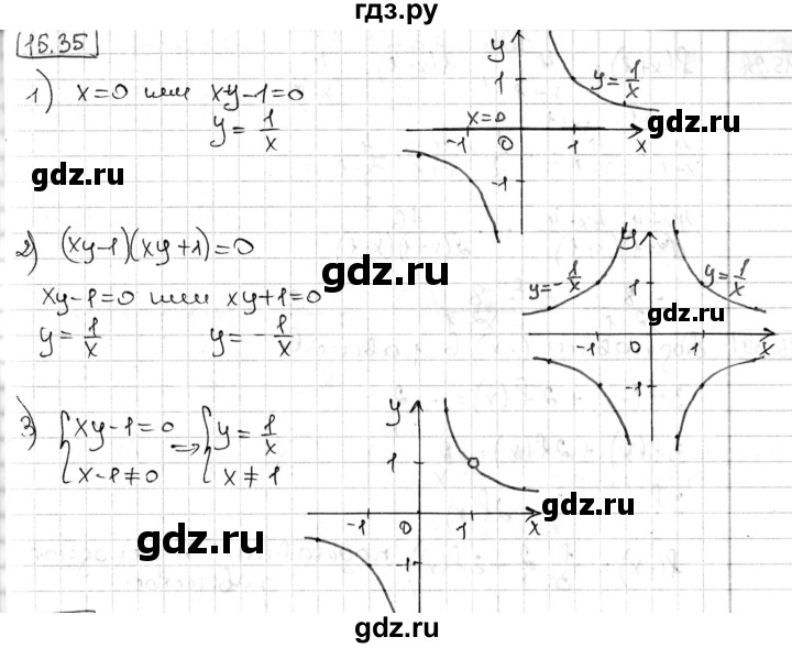 ГДЗ по алгебре 8 класс Мерзляк  Углубленный уровень § 15 - 15.35, Решебник №1