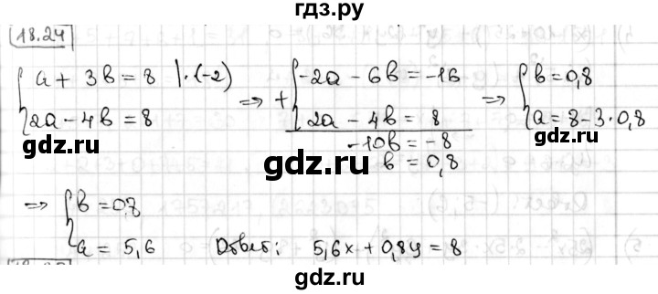 ГДЗ по алгебре 8 класс Мерзляк  Углубленный уровень § 18 - 18.24, Решебник №1