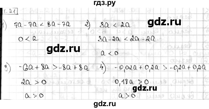 ГДЗ по алгебре 8 класс Мерзляк  Углубленный уровень § 21 - 21.21, Решебник №1
