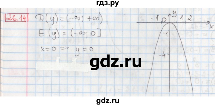 ГДЗ по алгебре 8 класс Мерзляк  Углубленный уровень § 26 - 26.14, Решебник №1