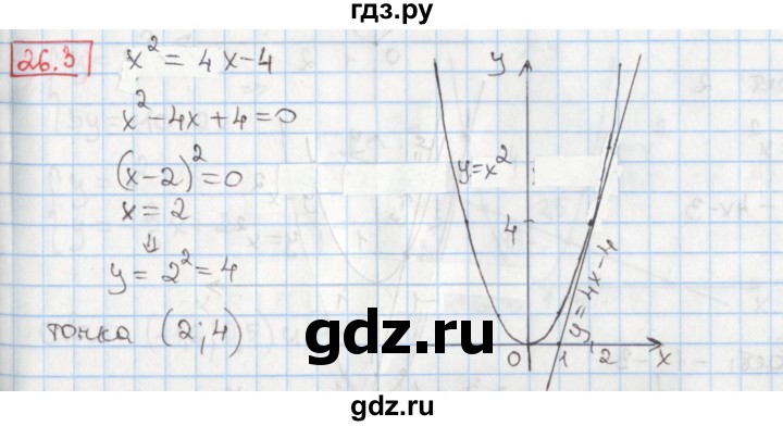 ГДЗ по алгебре 8 класс Мерзляк  Углубленный уровень § 26 - 26.3, Решебник №1
