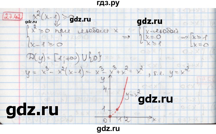 ГДЗ по алгебре 8 класс Мерзляк  Углубленный уровень § 27 - 27.42, Решебник №1