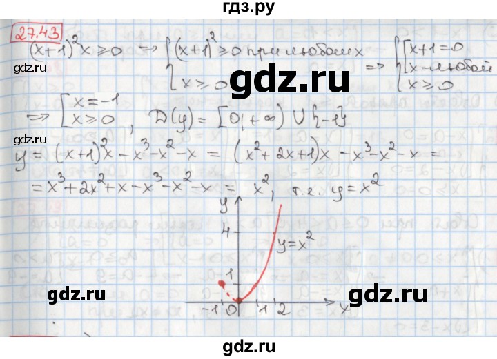 ГДЗ по алгебре 8 класс Мерзляк  Углубленный уровень § 27 - 27.43, Решебник №1