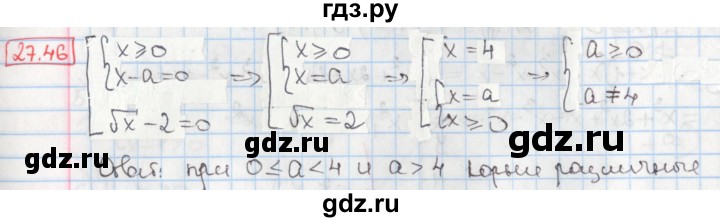 ГДЗ по алгебре 8 класс Мерзляк  Углубленный уровень § 27 - 27.46, Решебник №1