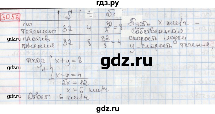 ГДЗ по алгебре 8 класс Мерзляк  Углубленный уровень § 30 - 30.56, Решебник №1