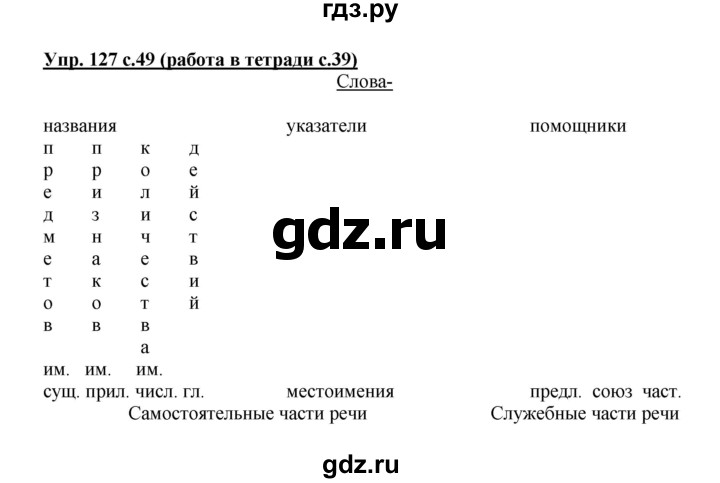 ГДЗ по русскому языку 3 класс  Соловейчик   упражнение - 127, Решебник №1 2015