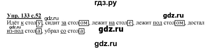 ГДЗ по русскому языку 3 класс  Соловейчик   упражнение - 133, Решебник №1 2015
