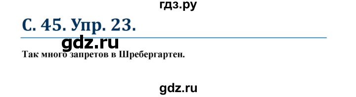 ГДЗ по немецкому языку 7 класс Радченко Wunderkinder Plus Базовый и углубленный уровень страница - 45, Решебник к учебнику Wunderkinder