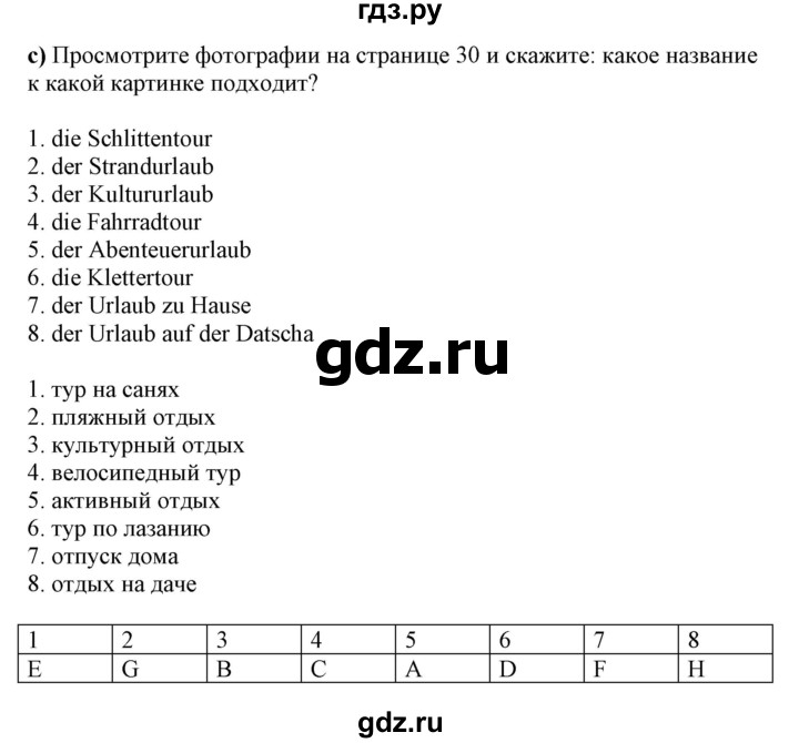 ГДЗ по немецкому языку 7 класс Радченко Wunderkinder Plus Базовый и углубленный уровень страница - 29, Решебник к учебнику Wunderkinder Plus