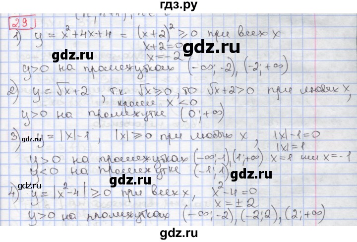 ГДЗ по алгебре 9 класс Мерзляк  Углубленный уровень § 2 - 2.9, Решебник к учебнику 2017