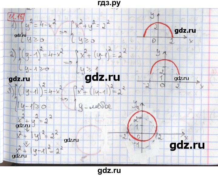 ГДЗ по алгебре 9 класс Мерзляк  Углубленный уровень § 11 - 11.15, Решебник к учебнику 2017