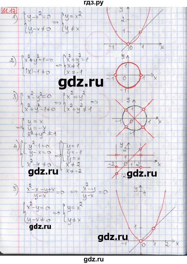 ГДЗ по алгебре 9 класс Мерзляк  Углубленный уровень § 11 - 11.17, Решебник к учебнику 2017