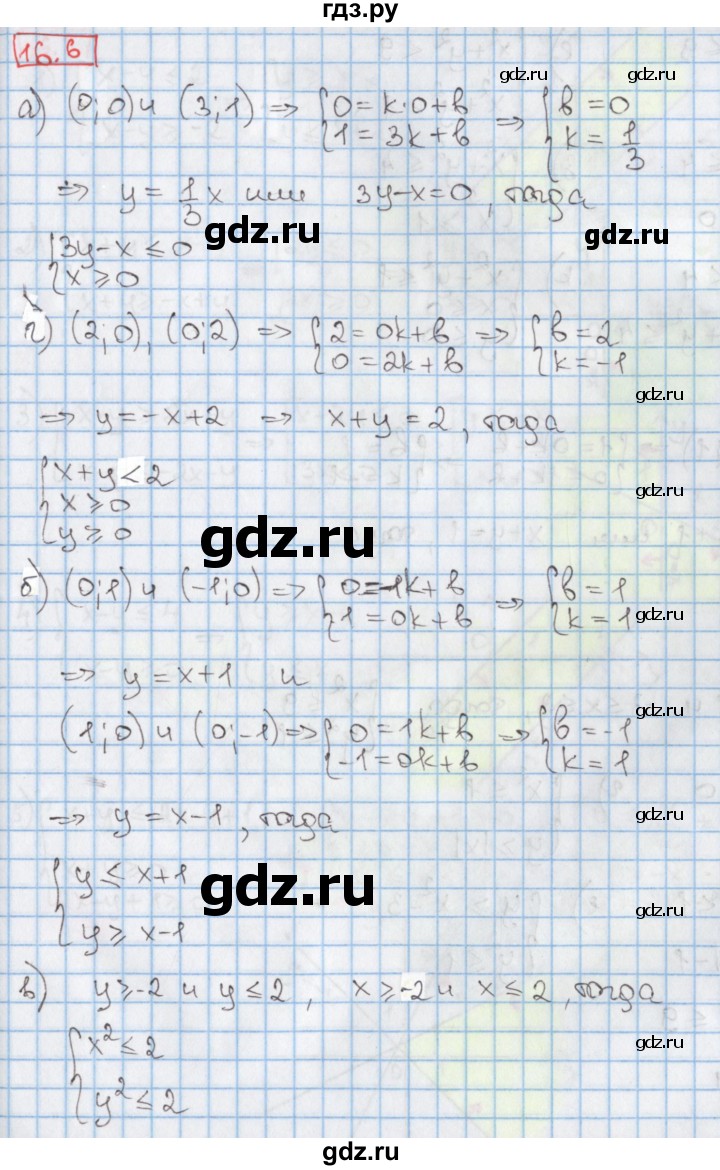 ГДЗ по алгебре 9 класс Мерзляк  Углубленный уровень § 16 - 16.6, Решебник к учебнику 2017
