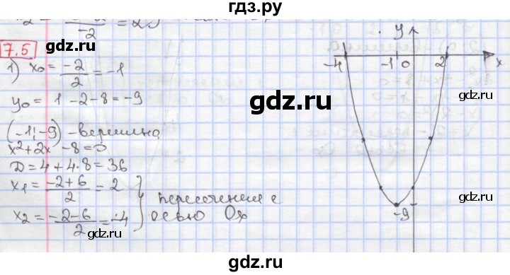 ГДЗ по алгебре 9 класс Мерзляк  Углубленный уровень § 7 - 7.5, Решебник к учебнику 2017