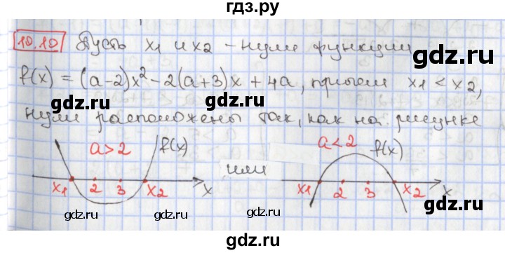 ГДЗ по алгебре 9 класс Мерзляк  Углубленный уровень § 10 - 10.10, Решебник к учебнику 2017