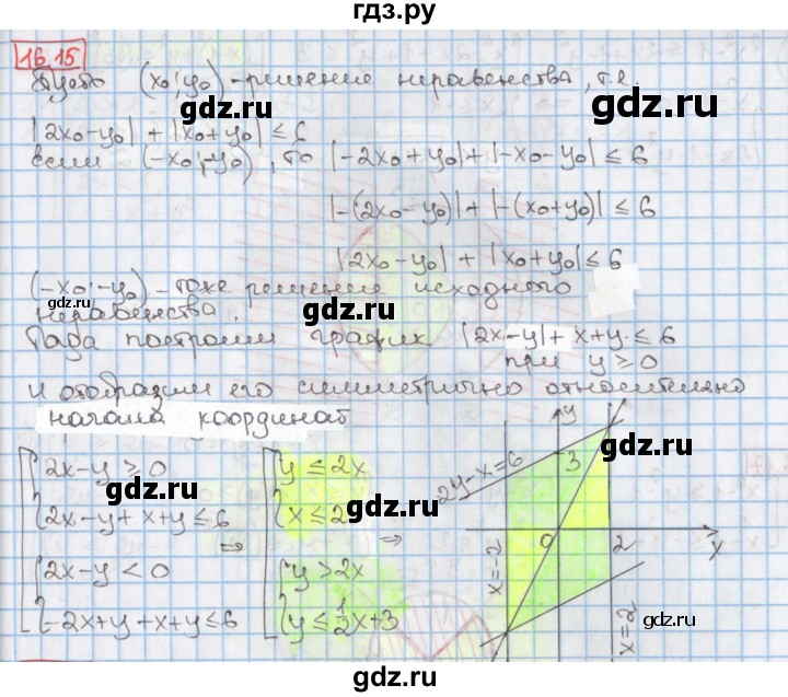 ГДЗ по алгебре 9 класс Мерзляк  Углубленный уровень § 16 - 16.15, Решебник к учебнику 2020