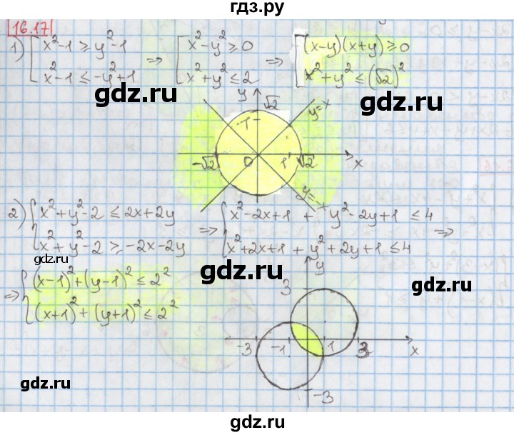 ГДЗ по алгебре 9 класс Мерзляк  Углубленный уровень § 16 - 16.17, Решебник к учебнику 2020