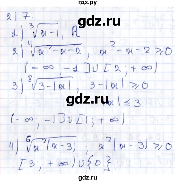 ГДЗ по алгебре 9 класс Мерзляк  Углубленный уровень § 21 - 21.7, Решебник к учебнику 2020