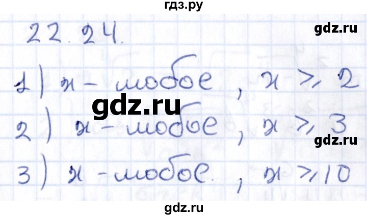 ГДЗ по алгебре 9 класс Мерзляк  Углубленный уровень § 22 - 22.24, Решебник к учебнику 2020