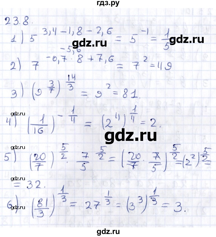 ГДЗ по алгебре 9 класс Мерзляк  Углубленный уровень § 23 - 23.8, Решебник к учебнику 2020