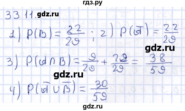 ГДЗ по алгебре 9 класс Мерзляк  Углубленный уровень § 33 - 33.11, Решебник к учебнику 2020