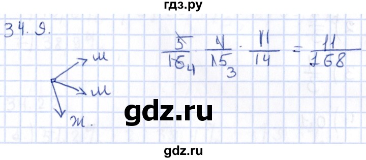 ГДЗ по алгебре 9 класс Мерзляк  Углубленный уровень § 34 - 34.9, Решебник к учебнику 2020