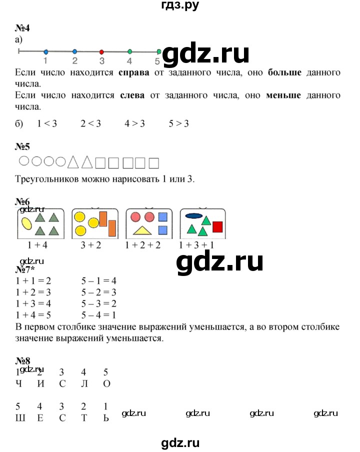 ГДЗ по математике 1 класс Петерсон рабочая тетрадь  часть 1. страница - 53, Решебник 2023